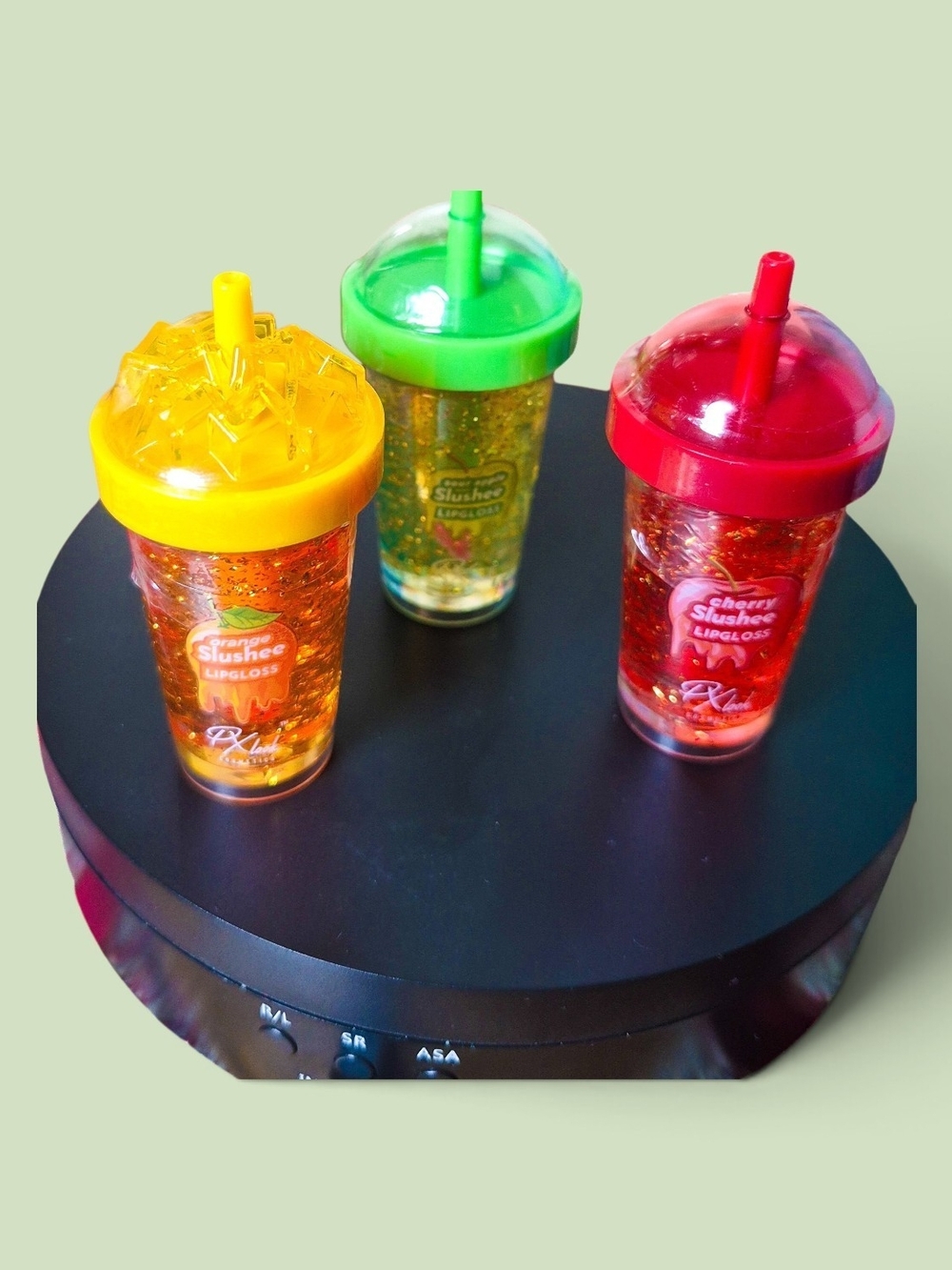 Slushee Lip Gloss Tumbler - Yellow, Green, Red